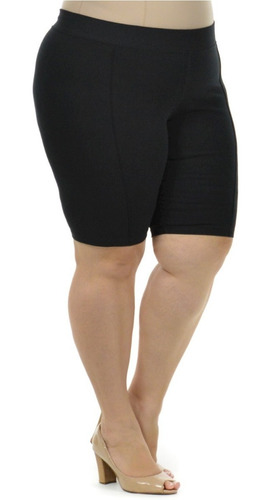 Bermuda Legging Fitness Ciclista Plus Size Short Feminino 