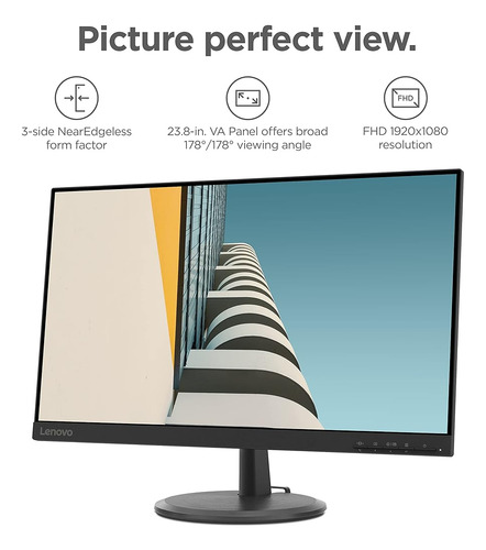 Monitor Lenovo D24-20 23.8 Lcd 75hz Luz Azul Baja - Importa