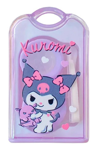 Estuche Lente Contacto Hello Kitty Kuromi Melody Cinnamoroll