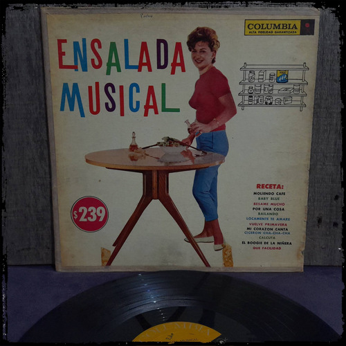 Compilado - Columbia - Ensalada Musical - Ed Arg  Vinilo Lp