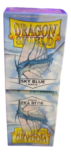 Dragon Shield Standard Sleeve -matte Sky Blue-