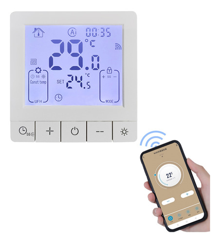 Termostato De Temperatura Programable Digital Amazon Heating