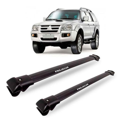 Travessa Bagageiro Mitsubishi Pajero Sport 2006 A 2010 Preto