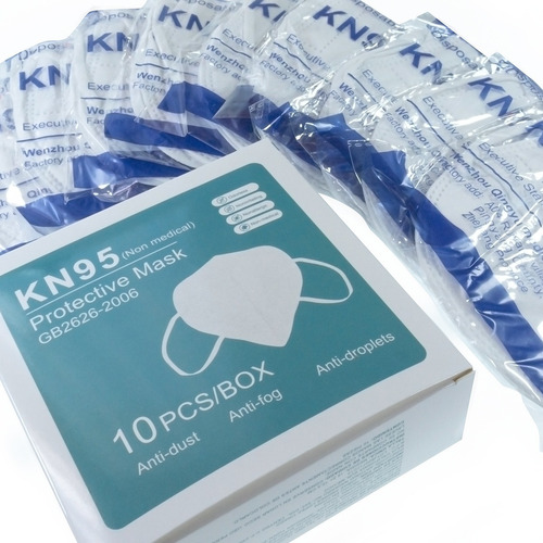 Imagen 2 de 7 de Kn95 Mascarillas Excelente Calidad Lavable Reusable Caja10pz