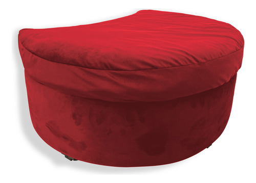 Sillón Moderno Minimalista Para Salas Recamara Hogar . Rojo Liso