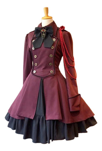 Vestido De Cosplay Medieval Renacentista Vintage Con Lazo Y