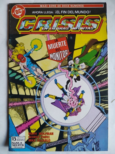 Crisis En Tierras Infinitas N° 4 Zinco Comics Duncant