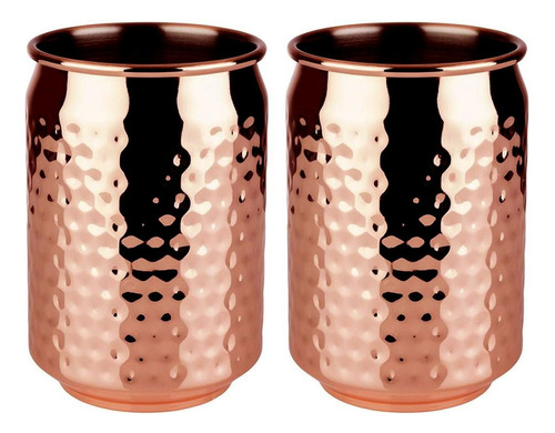 Mug Vasos De Cobre Set 2 Cantina Moscow Mule Coctel Tragos Color Moscow Can