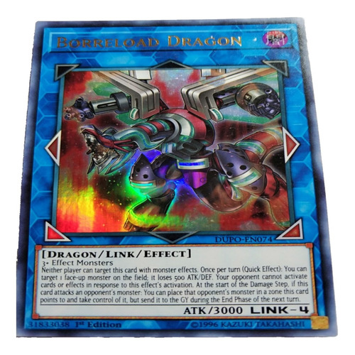 Yugioh  Borreload Dragon Ultra Rare Inglês 