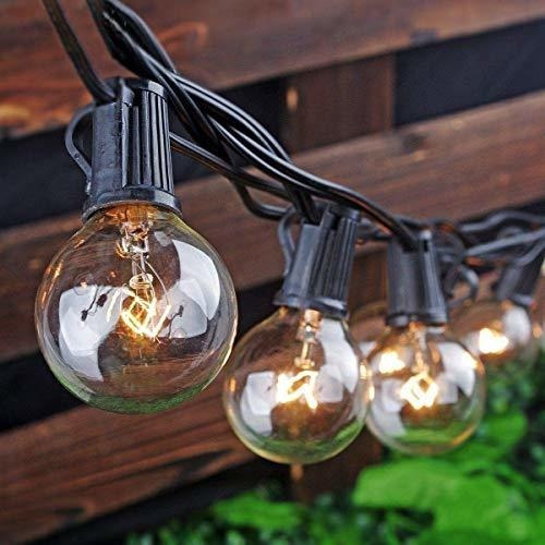 Goothy Globe Holiday String Lights Con Bombillas G40 Patio T