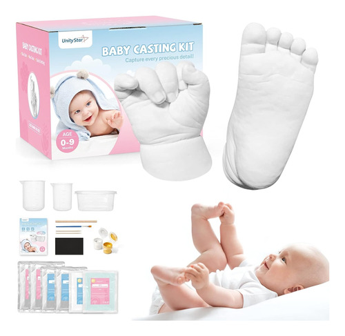 Kit De Fundición De Manos De Recuerdo Para Bebés