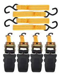 Comprar Kit 4 Cinta Catraca Para Amarração De Cargas 25mm X 3 Metros no Mercado Livre