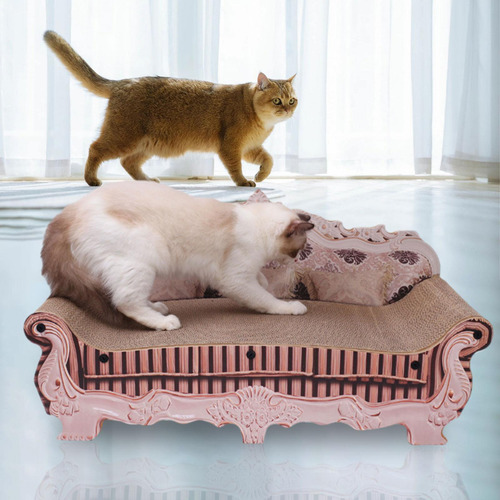 Tablero Rascador Para Gatos Resistente De Cartón, Sofá