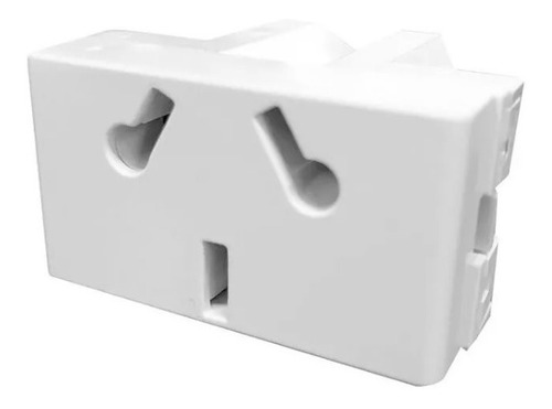 Modulo Toma Blanco Para Llave De Luz Jeluz 20067 Pack X50 