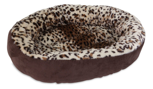 Petmate Aspen Pet - Cama Redonda Con Estampado Animal Para .