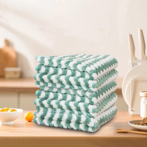 Toallas De Cocina Reutilizables, 5 Uds., Paños De Limpieza,