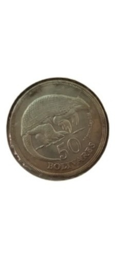 Moneda Conmemorativa Cachicamo De Plata Año 1975