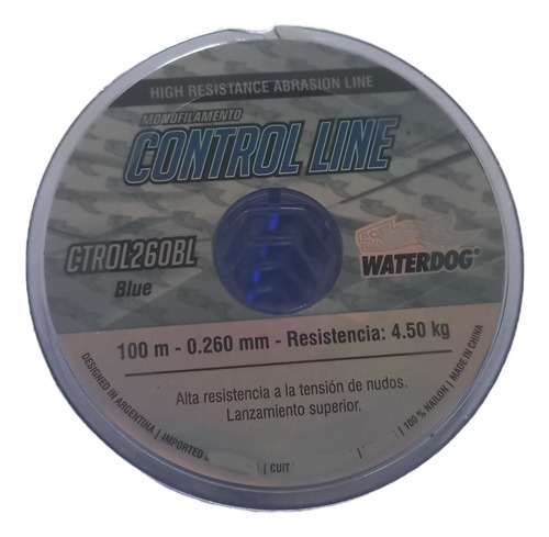 Tanza Nylon Linea Control Line Waterdog 0.26mm  X 100 Metros
