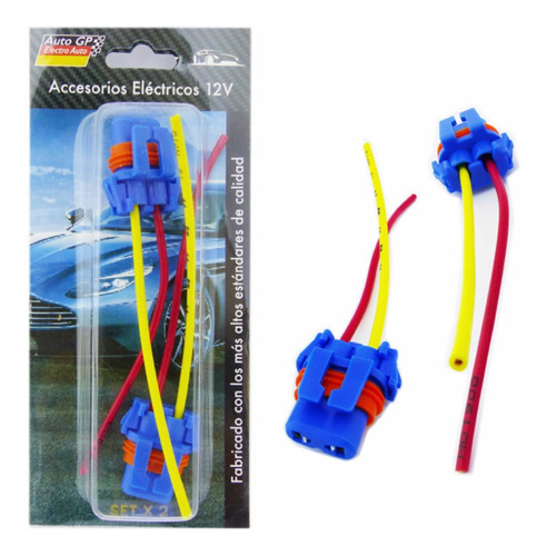 Soquete 9006 Hb4 Conector Set X2 Para Auto.