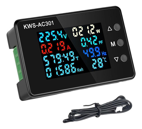 50-300v Voltaje Probador Medidor Amperaje Ac Corriente