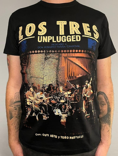 Polera Los Tres Unplugged 1995