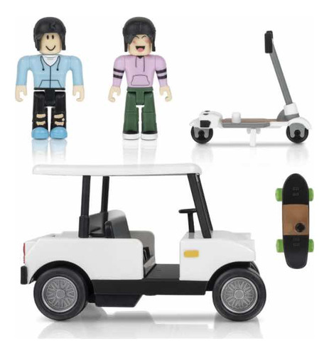 Roblox Brookhaven Carro De Golf Set 2 Figuras Y 3 Vehiculos