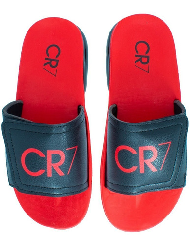 Imagen 4 de 4 de Sandalias Casual Cr7 Rojo Cr708rn Moletto
