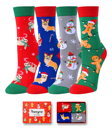 Calcetines Divertidos De Navidad Para Niños Regalos Navideño