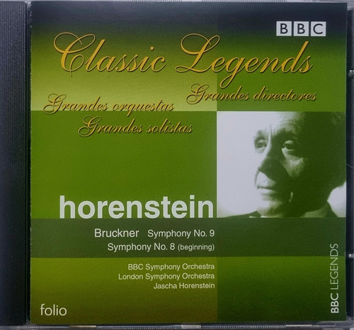 Horenstein: Bruckner Symphony 9 Y 8 Cd Classics Legends Bb 