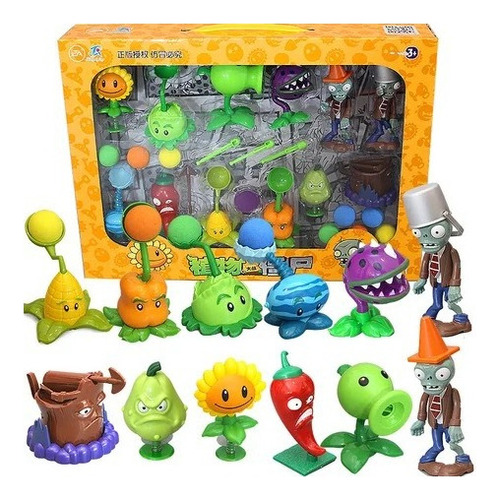 Aa Plantas Vs Zombies Auténtico Juego De Juguetes Zombie Sin