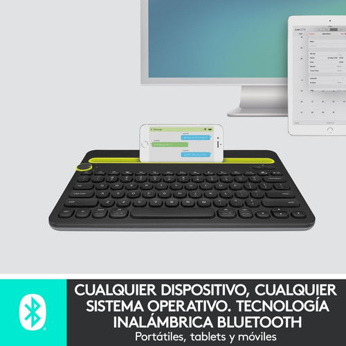 Imagen 4 de 9 de Teclado Bluetooth Multidispositivo Confortable Logitech K480