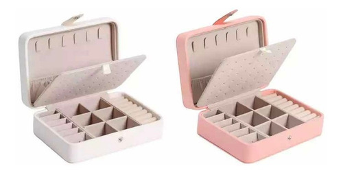 Imagen 7 de 9 de Caja Alhajero Organizador De Joyas Anillos Accesorios