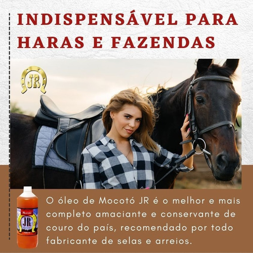 Imagem 5 de 6 de Óleo De Mocotó Jr - Hidratante De Couro - Kit 3x1000ml
