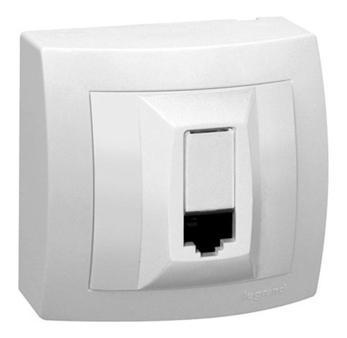 Tomada Para Rede Informática Rj45/cat6 Sistema X 8 Vias Cor Branco