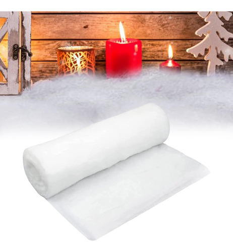 Rollo De Nieve Artificial De Navidad Estera De 120cmx33cm