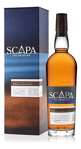 Whisky Escocés Single Malt Scapa Glansa 750ml Local