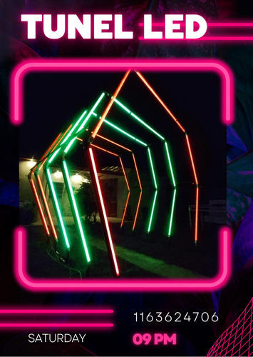 Tunel Led Alquiler Tunel Entrada Eventos! El Mas Grande!