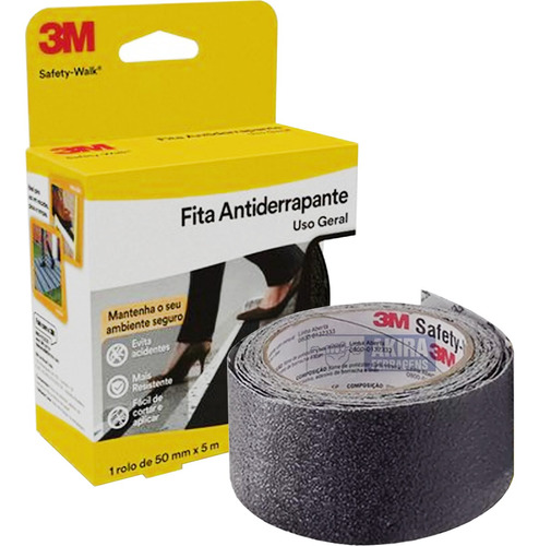 Fita Antiderrapante Safety 3m 50mmx5m Preta