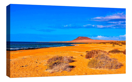 Cuadro Decorativo Canvas Moderno Lienzo Paisaje Playa B Color Lienzo Paisaje Playa 33 Armazón Natural