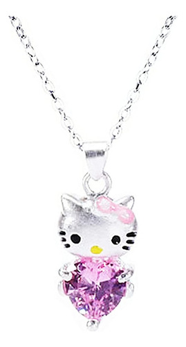Collar Hello Kittycollar Colgante Gato Rosa Z