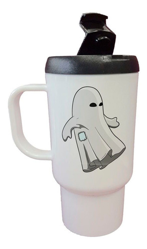 Jarro Termico Fantasma Ghost Caricatura Dibujo M3