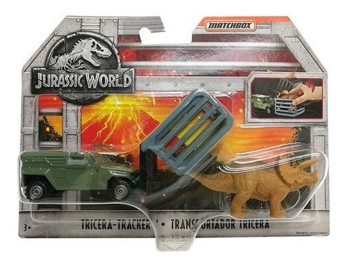 Jurassic World Matchbox Transportador Tricera Fmy35 - Mattel