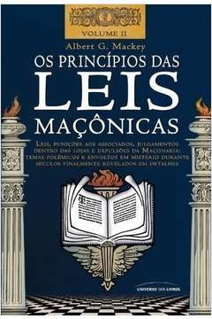 Livro Princípios Das Leis Maçonicas Vol. 2 - Mackey, Albert G. [2009]