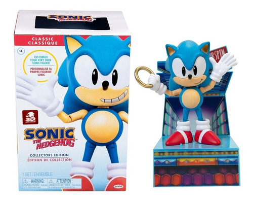 Sonic Hedgehog Classic - Sonic Armable De Coleccion 15 Cm 