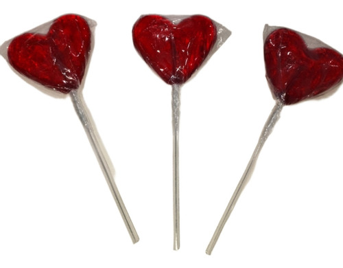 Chupetin Corazon Grande Caramelo X20u. Humpi