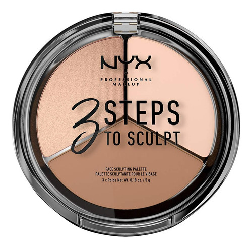 Nyx 3 Steps To Sculpt Face Sculpting - Contorno E Iluminador