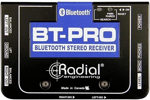 Caja Directa Radial Bt-pro Bluetooth Estereo