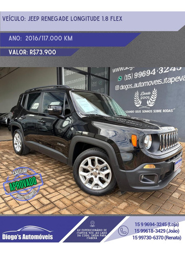 Jeep Renegade 1.8 Longitude Flex Aut. 5p