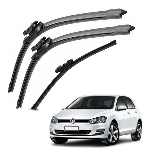 Limpador Parabrisa Golf Mk7 Gti Tsi 2014 2015 16 Diant+tras