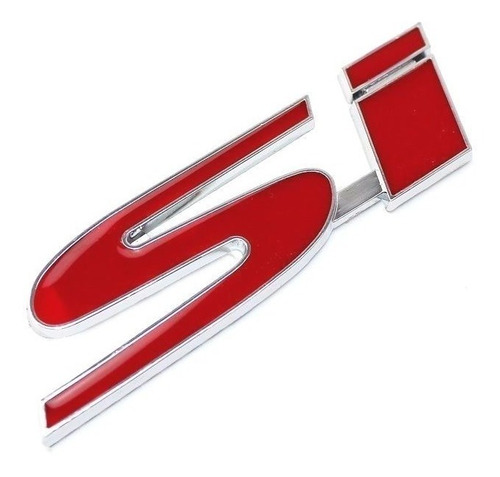 Emblema Trasero Cajuela Metálico Adherible Honda Civic Si